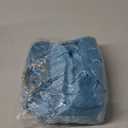 Knitgrip Large Bow Themed Party Decorations 95.7 x 68.9 Inch Giant Bow Decor Satin Ribbon Wedding Birthday Decor for Arch Wall Coquette Baby Shower Bachelorette Bridal Supplies(Blue)