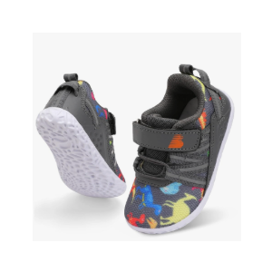 BARERUN Baby Sneakers Toddler Shoes Soft Anti-Slip Sole Newborn First Walkers Infant Toddler Breathable Athletic Running Shoes, Size 6.5-7 Toodler