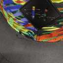 Hat Flat Brim Baseball Cap Adjustable Men Women Sun Hats Hip Hop Cap Black, One Size