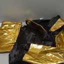 Morph Mc Hammer Costume - Mens 80s & 90s Rapper & Disco Pants Costume, Gold Mc Hammer Pants (Large)