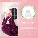 2 x BESPORTBLE Satin Bridal Wedding Money Bag,White Bridal Bridesmaid Wrought Decorative Clutch Bag Showers Pouch Bag for Wedding Party Favors