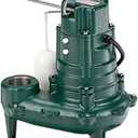 Zoeller Waste-Mate 267-0001 Sewage Pump, 1/2 HP Automatic – Heavy-Duty Submersible Sewage, Effluent or Dewatering Pump