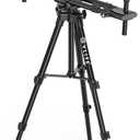 CVLIFE Hunting Rests Shooting Tripod Rifle Hunting Gun Tripod, with Dual Frame and Flexible Orientation, Provide Max Stability for Ground Blinds Shooting Outdoors