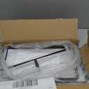 3 Tier Serving Tray for Party 14" White Reusable Dessert Table Display Set Black Metal Cupcake Stand Cookie Serving Platter for Serving Food Party Collapsible Sturdier Fruit Tiered Tray Stand Sturdier