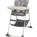 Graco® Slim Snacker High Chair, Ultra Slim, Fast-Folding, Multiple Recline Positions, Comfortable Feeding, Whisk