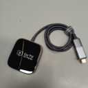 2in1 Wireless CarPlay Adapter & Car TV Mate Pro 2026 [Metal & Glass Case] Convert Wired to Wireless Car Play with HDMI Input for TV Stick, Screen Mirroring & Streaming, Fit for 2016+ Cars Black