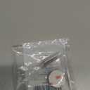 EVI Herrajes | Door Stop | 0.94" x 0.55" | Adhesive or Screw Installation | Matte Finish (Stainless Steel) | White Natural Silicone Rubber | Mod. I-205/24B