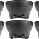 Set of 6 Black Salsa Bowls! 4.5" Diameter, 12 oz Bowls Perfect for Parties, Events, or Regular Use! Great for Dips and Sauces!