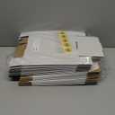 Golden State Art, 8x6x2 inches Shipping Boxes Pack of 26, White Corrugated Cardboard Boxes for Mailing Packing Literature Mailer