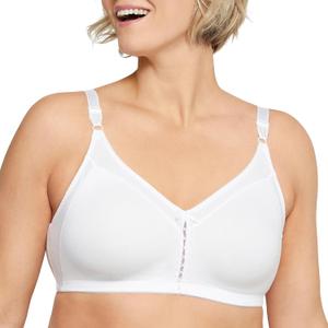 Bali Cotton Double Support Wire-Free (36B, White)