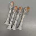 Philips Sonicare A3 All-in-One - Genuine Replacement Electric Toothbrush Heads, White, 4 Pack One Year Supply, HX9094/65