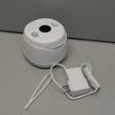 Dental Ultrasonic Retainer Cleaner Machine: 45kHz Dental Cleaning Pod with Digital Timer & 200ML, Deep Cleaning for Dentures, Mouth Guards, Aligners, Night Guards, Braces, Toothbrush Heads & Jewelry (White)