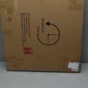 FLEBLE Large Wall Clocks for Living Room Decor Modern Gold Silent Wall Clock Battery Operated Non-Ticking for Bedroom Kitchen Office Home Decorative 24Inch Retro Crystal Clock Wall Decor for House