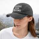 I'm Bob Doing Bob Things Caps Women Baseball Hat Pigment Black Mens Golf Hat Gifts for Him Hiking Caps (Black)