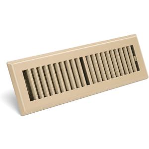 Precision Flow 4"x 12" Steel Floor Register - 2 Way Louvered Design,Desert Brown Finish - Premium Home Vent Covers, Durable & Decorative - Fits 4"x 12" Duct Openings, Easy Installation
