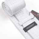 HISDERN Polka Dot Ties for Men Classic Silk Ties and Pocket Square Formal Business Necktie Handkerchief Wedding Party