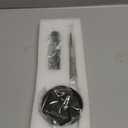 KUPOO Matte Candlestick Holders,Short Taper Candle Holders,Decorative Candlestick Holder, Black Taper Candle Holders,Metal Candle Stands for Home Decor, Wedding, Dinning, Party (Black)