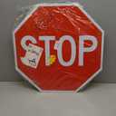 T&R Large Stop Sign Street Road Sign 24 x 24 Inches. Engineer Grade Reflective Sheeting, Rust Free Aluminum, Weather Resistant, Waterproof, Fade Resistant, 2 Pre-drilled Holes