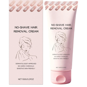 Bare Basics No Shave Hair Removal Cream, No Shave Hair Remover for Women and Men, Gentle Formula for All Skin, Moisturizing and Nourishing, Skin-Friendly Ingredients