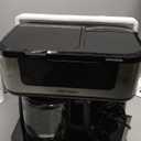 AIRMSEN 12-Cup Programmable Dual Coffee Maker  Single Serve Machine for K-Cup Pods & Ground, 1000W Fast Brew, Delay Start, 2H Keep Warm, Touchscreen, 60oz Tank, Glass Carafe  Home & Office