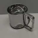 5 Cup Flour Sifter for Baking  Large Capacity Flour Sifter Stainless Steel with Double Mesh, Easy One-Hand Use & Dishwasher Safe  Baking Tools for Sifting Powdered Sugar, Cocoa & Valentine Cookies