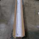 DIYHD 48x80in White Accordion Folding Closet Door, Include Door and Mounting Hardware