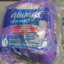 Always Discreet Adult Incontinence Pads for Women, Drier, 4 Drop Long Length, Moderate Absorbency, Pads for Bladder Control Management, Bladder Leaks, & Postpartum Pads, 54ct