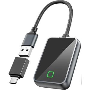 Wireless Carplay Adapter for iPhone, Converts Wired CarPlay to Wireless, Plug and Play Dongle for Apple CarPlay, Bluetooth Control Adapter for Cars from 2016 & Cars with Built-in CarPlay