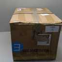 Glass Hurricane Candle Holder: 6 Pcs Gold Large Rectangular Hurricane Candleholder Lantern Centerpieces for Tables Glass Decorative Lantern Candle Holder for Wedding Christmas Home Decor (6.5 & 8 & 9.5 inch H-6 Pcs, Gold)