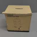 TESSAN Surge Protector Power Strip Tower, Flat Plug Extension Cord 10 Ft with 8 AC Multiple Outlets 4 USB Ports (1 USB C), 1050J Protection Desk Charging Station for Home, Office, Dorm Room, Black (Square Bottom)