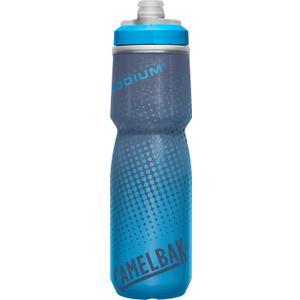 CamelBak Podium Chill Bike Insulated Squeeze Water Bottle Blue Dot, 24oz