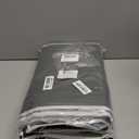 2 Packs 5-Tier Over the Door Organizer with 10 Side Mesh Pockets, 48 lbs Load Capacity, 3 Hooks Design, Hanging Storage Organizer with Clear Windows for Bathroom, Bedroom, Nursery, Kitchen-Grey