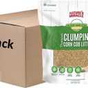 Nature's Miracle Premium Clumping Corn Cob Litter, Tough Odor Bio-Enzymatic Formula, Dust Free, 18lb, 2 pack