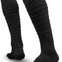 Nxtrnd XTD Scrunch Football Socks, Extra Long Padded Sport Socks for Men & Boys, Meduim