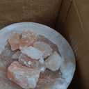 Himalayan Salt Lamp with Heated Massage Stones