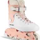 Inline Skates for Women Girls - Adult Inline Skates for Outdoor and Indoor, with Durable Outer Shell and Ankle Support, ABEC-7 Bearings, Solid and Comfortable, US Women 6