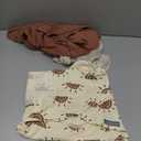 SwaddleMe by Ingenuity Monogram Collection Baby Swaddle, 100% Cotton, Improves Sleep & Calms Startle Reflex, 0-3 Months, Pocket Fold Design for Easy Changes, 1.0 TOG, 3-Pack - Rising Sun