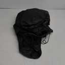 SunPatio Grill Cover 50 Inch, Outdoor Heavy Duty Waterproof Barbecue Gas Cover, UV & Fade Resistant, All Weather Protection Compatible for Weber CharBroil Kenmore Nexgrill Grills and More, Black