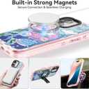Bouvardia for iPhone 17 Case, Compatible with Magsafe, Cute Girly Design for Women, Shockproof & Aesthetic, Ocean World