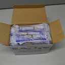 100 Pack Disposable 2.5ml/cc Lab Syringes with 25Ga 1 Inch Needle Luer Lock, Individually Sealed Packed