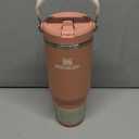 Stanley IceFlow 2.0 Flip Straw Tumbler with Handle 30 oz | Twist On Lid and Flip Up Straw | Leak Resistant Water Bottle | Insulated Stainless Steel | BPA-Free | Exclusive Sienna