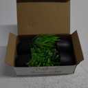 Der Rose Fake Plants 4 Packs Artificial Plants Small Faux Plants Black Bathroom Accessories for Halloween Bathroom Home Kitchen Coffee Table Office Desk Decor Indoor (Green)