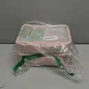 Veki Transparent Makeup Bag Travel Cosmetic Bags Case Waterproof Toiletries Bag Large Capacity Open Storage Bags Organizer With Zipper, Portable Make Up Organizer for Women and Girls (Pink)