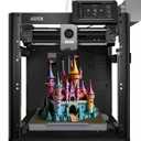 FLASHFORGE AD5X Multi-Color 3D Printer with IFS, 600mm/s High Speed, 300C High Temp Direct Extruder, Fully Auto Leveling, All Metal CoreXY,4-Color Printing for PLA-CF,PETG-CF, 220x220x220mm