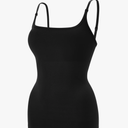 EUYZOU Women Shapewear Tummy Control Camisole Tops - Square Neck Sexy Compression Tank Tops Seamless Body Shaper, Size M