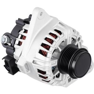 Automotive NEW Alternator 1.8L 2.0L Fit for Hyundai Elantra 11-17, for Elantra Coupe 13-14, for Elantra GT 13-17, Fit for Kia Soul 12-13, for Forte/Forte Koup / Forte5 14-16 90 AMP Alternator