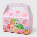 Coal2ToalPW Plush Toys Party Gifts Boxes Candy Boxes with Handles Kawaii Themed Birthday Party Supplies Treat Boxes Party Decorations Goodie Boxes for Girls Boys Kids, 12×33 Packs