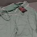 Wenrine Womens Striped Mini Dress Oversized Spaghetti Strap Casual Sleeveless Ruffle Tiered Beach A Line Dress M Green