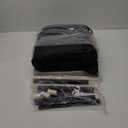 Toffos Dog Car Seat for Large Medium Dogs, Extra Stable Backseat Extender for Dogs with Hard Bottom, Waterproof and Foldable Design Pet Car Seat with Breathable Mesh Window, Black