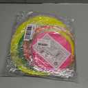 Glow in The Dark Party Supplies, Neon Party Decorations, Colorful Round Hanging Paper Lanterns Decorations for Neon Themed Birthday Wedding Baby Shower Home and Bar Decor, 15Pcs